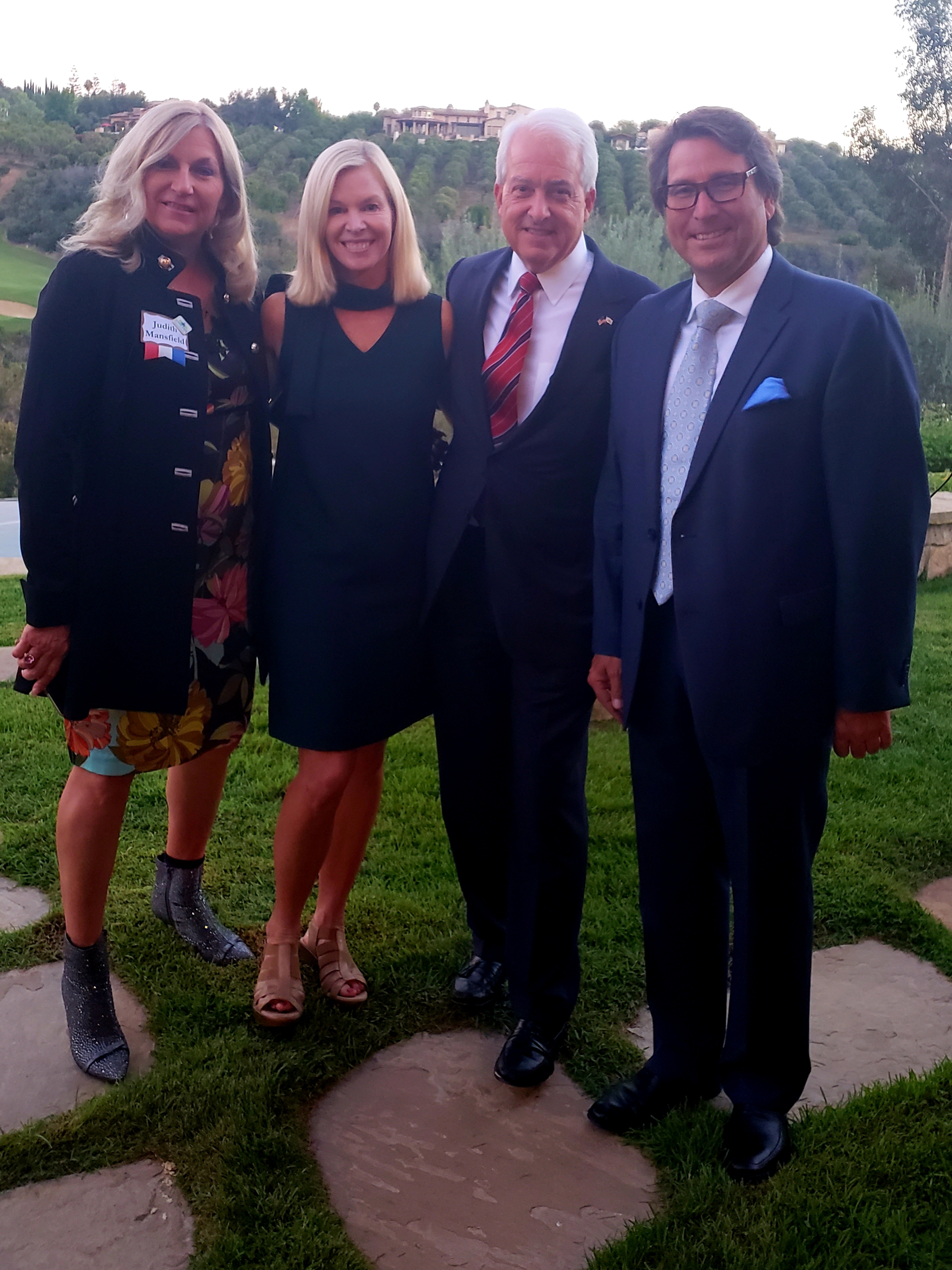 With Governor Candidate John Cox and Judith Mansfield